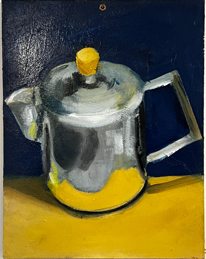 Metal tea pot